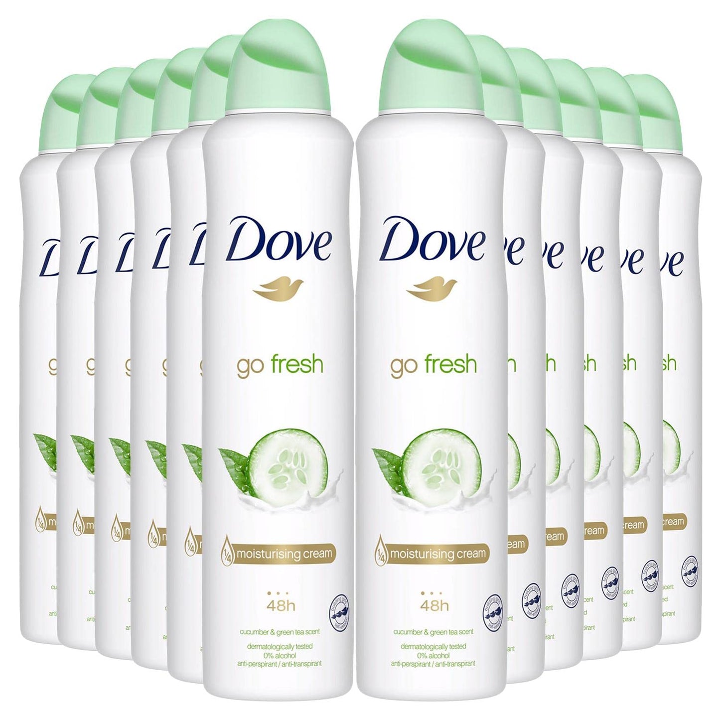 Dove Go Fresh Cucumber Anti-Perspirant Deodorante Spray 250ml