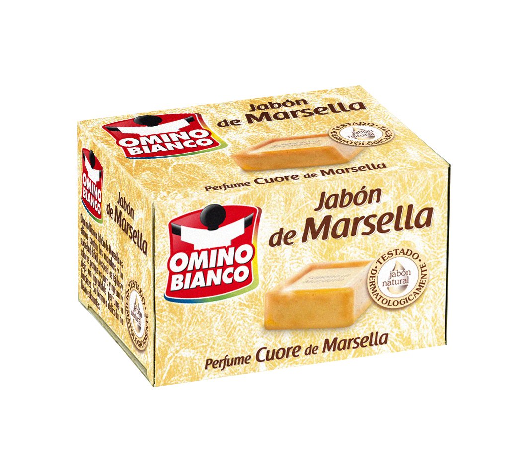 Omino Bianco - Saponetta, 250 g, confezione da 6