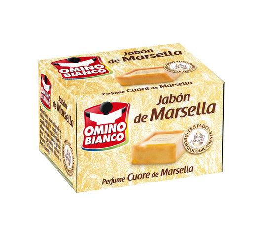 Omino Bianco - Saponetta, 250 g, confezione da 6