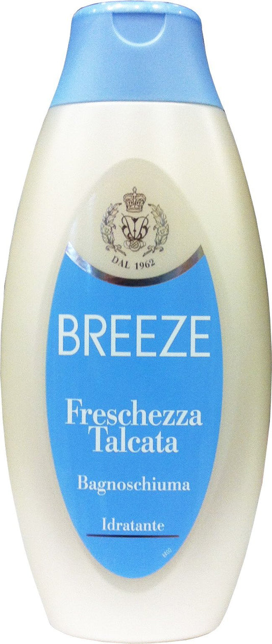 6 x BREEZE Bagno Schiuma Freschezza Talcata 400 ML
