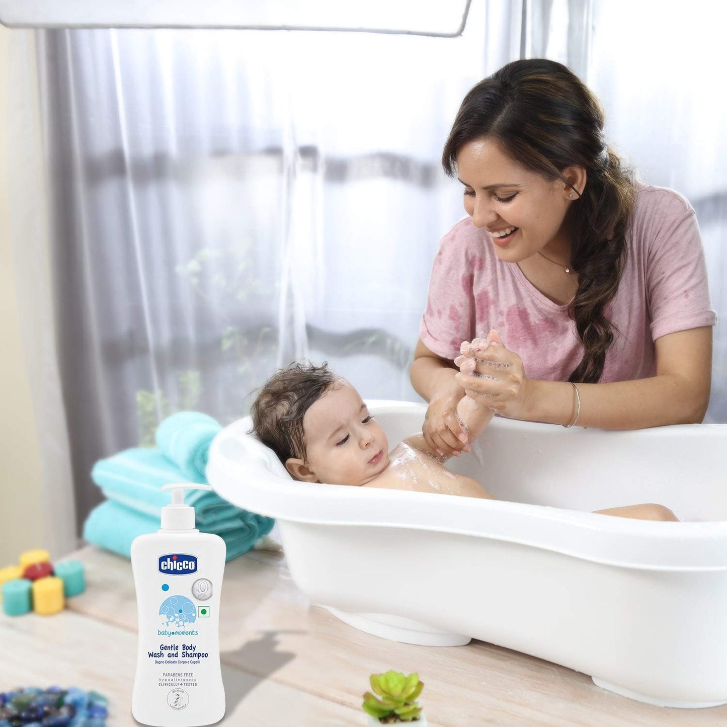 Chicco Baby Moments - Detergente delicato per il corpo e shampoo (500 ml)
