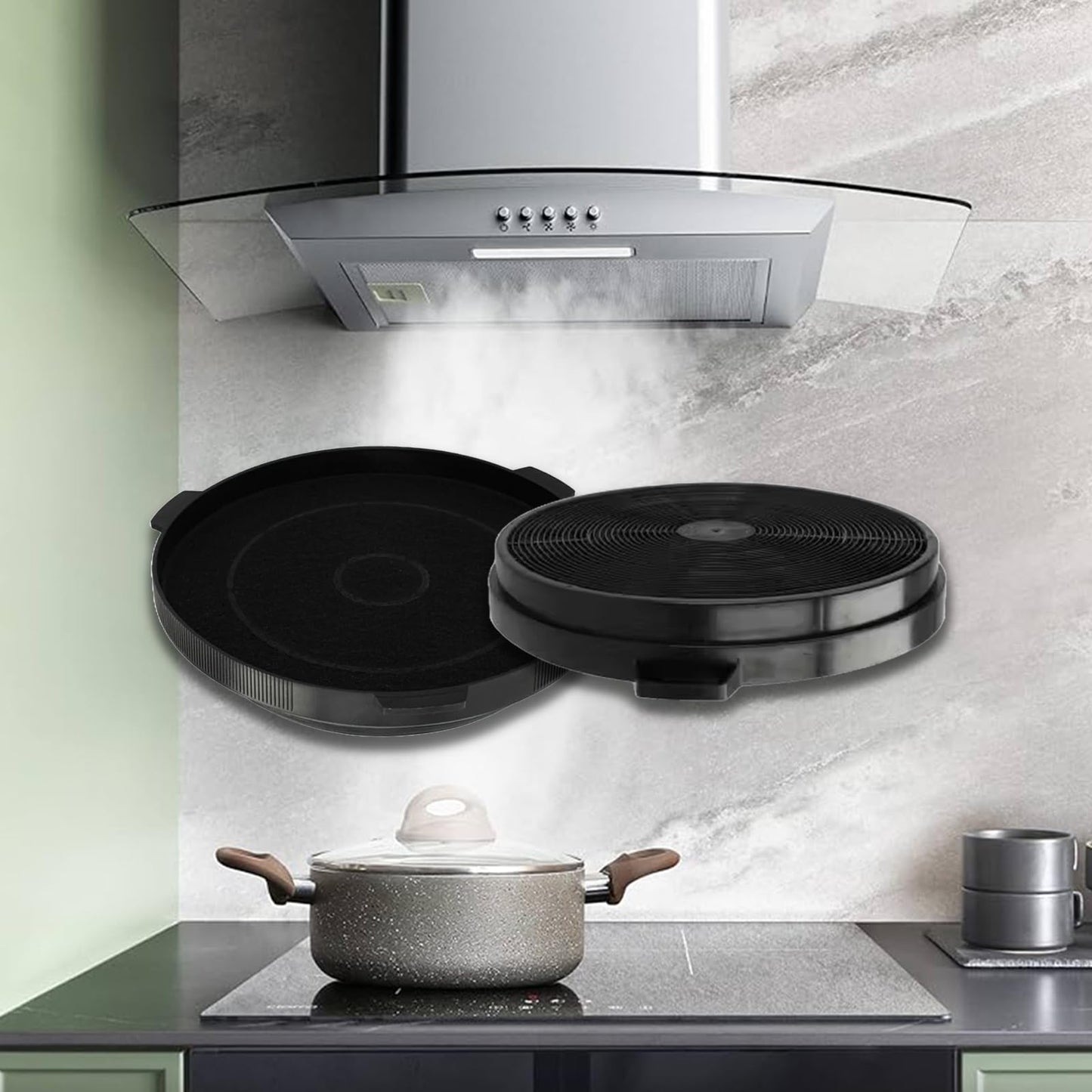 CG94 - Filtro ai Carboni attivi per Cappa Compatibile con Eli_ca