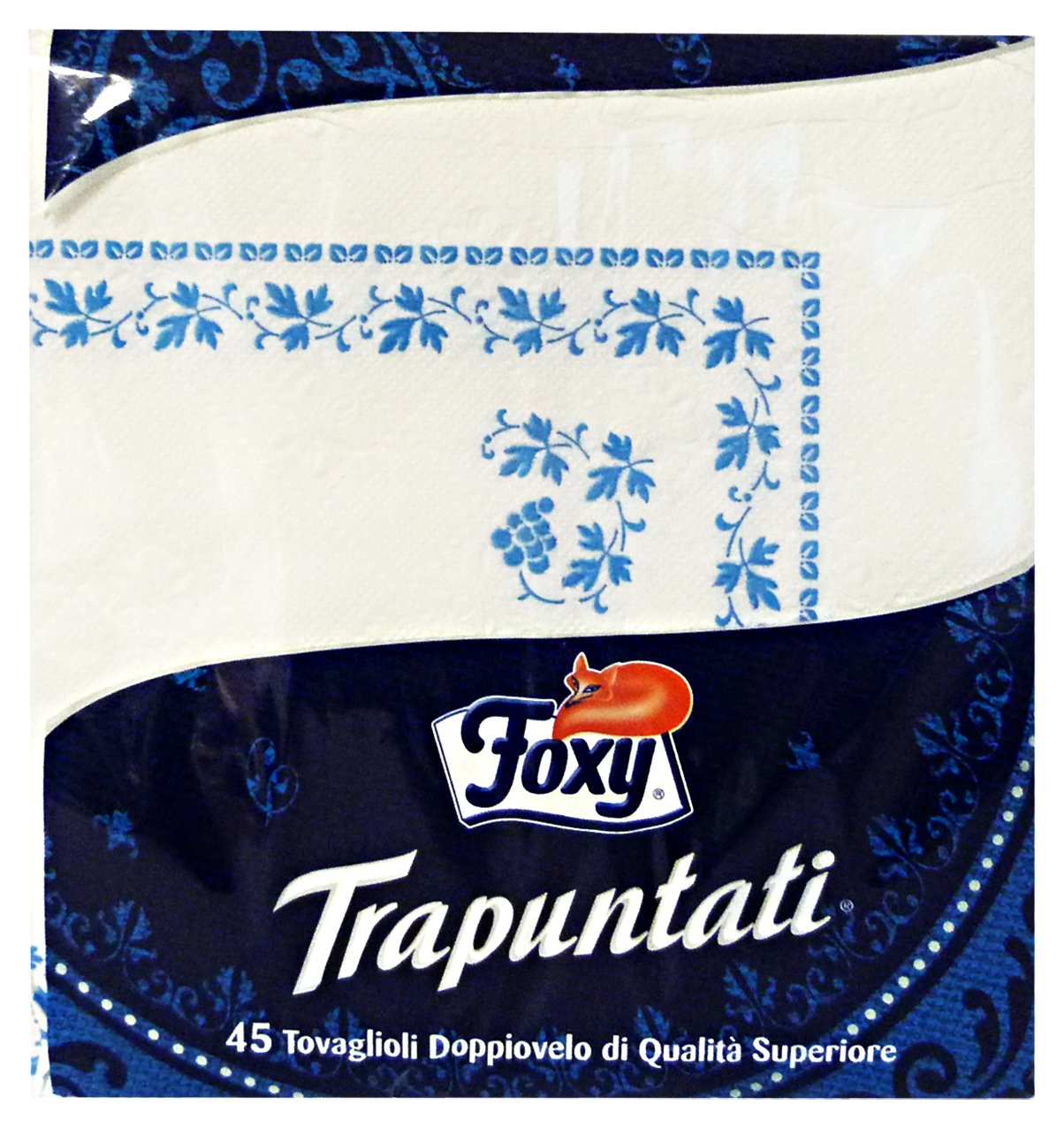 24 x FOXY Tovaglioli Trapuntati Doppiovelo 45 Pezzi