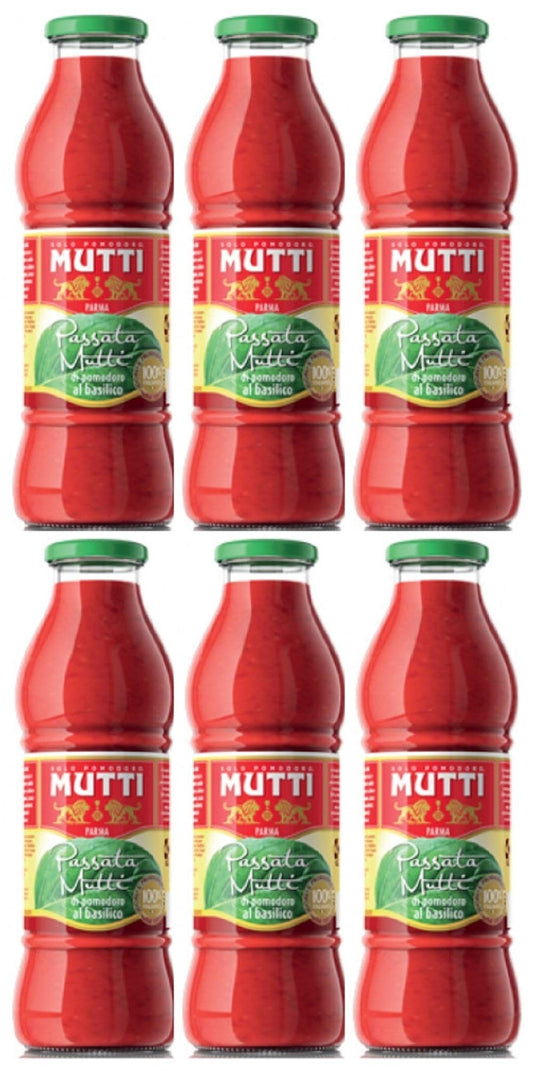 Mutti Passata di Pomodoro al Basilico (6 x 700 g)
