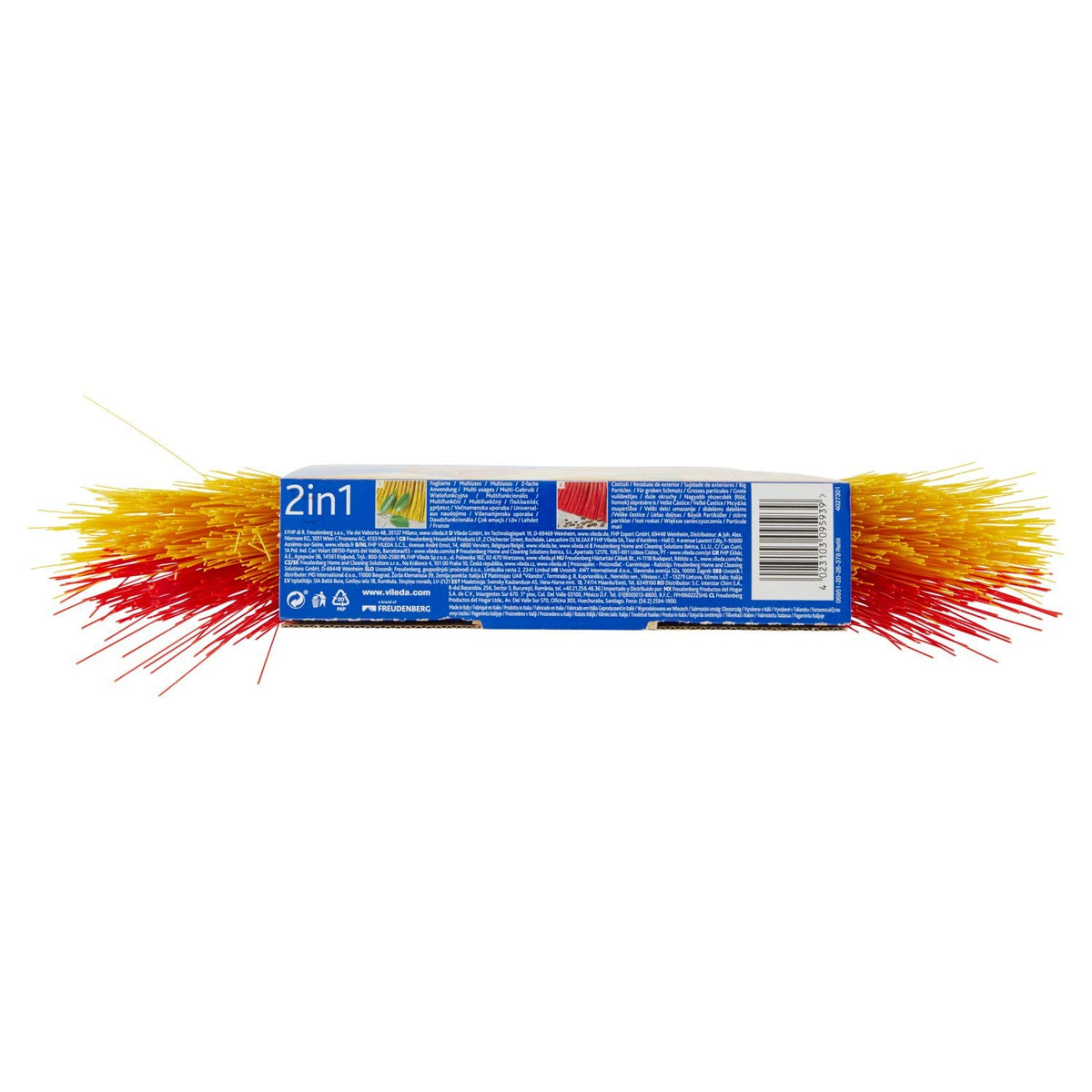 Vileda Garden – Spazzola 2 in 1 per esterni – [Confezione da 2]