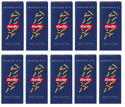 10 x Barilla Gramigna Italian Pasta No. 52 500 g