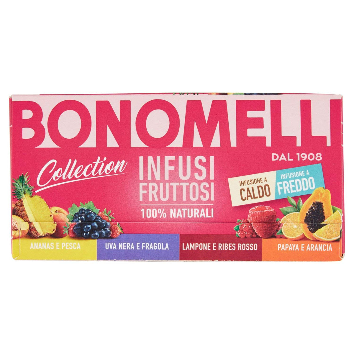 Bonomelli Infusi Fruttosi 100% Naturali Collection, 20 x 40g