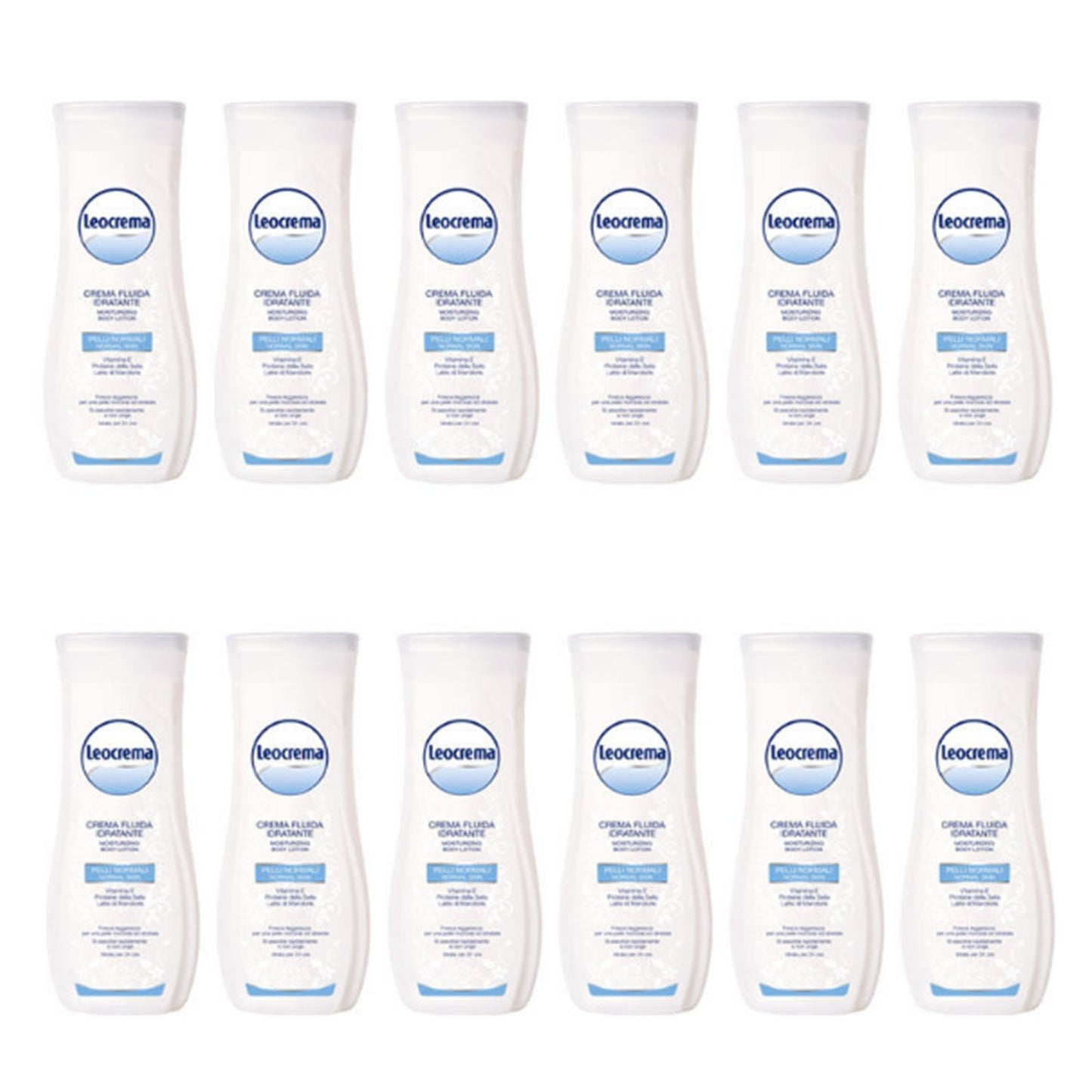 12 X Leocrema CREMA CORPO FLUIDA IDRATANTE Per PELLI NORMALI