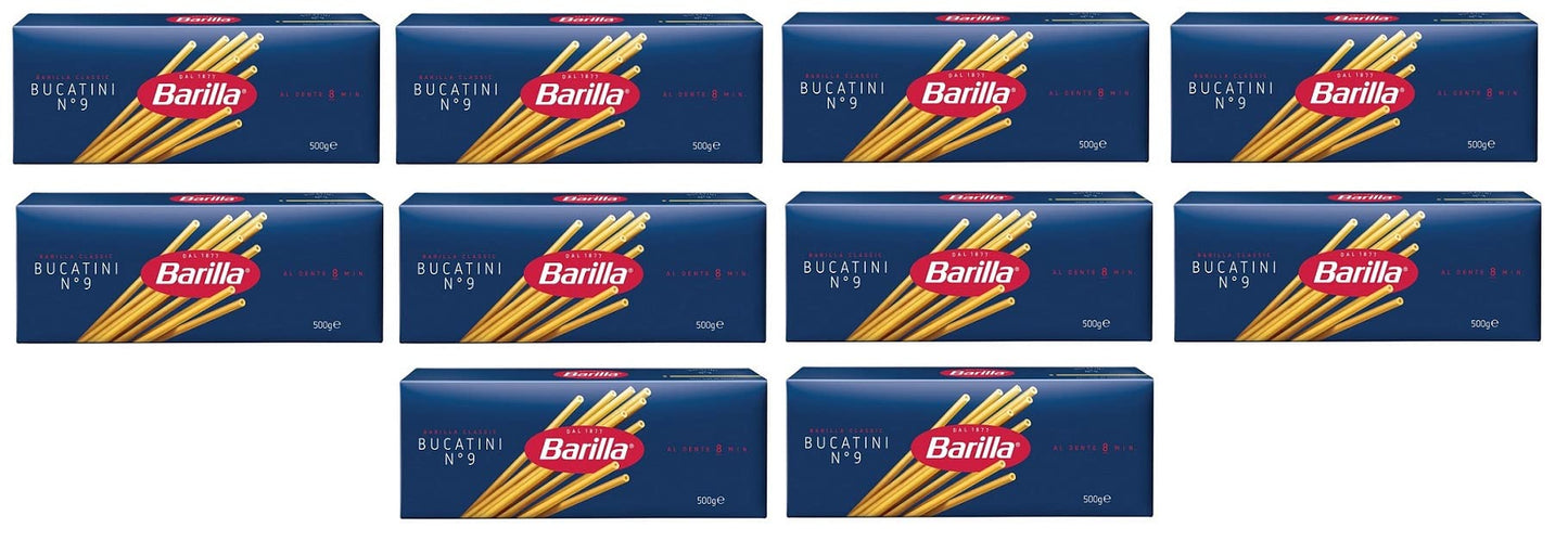 BARILLA BUCATINI N.9 GR 500 X 10