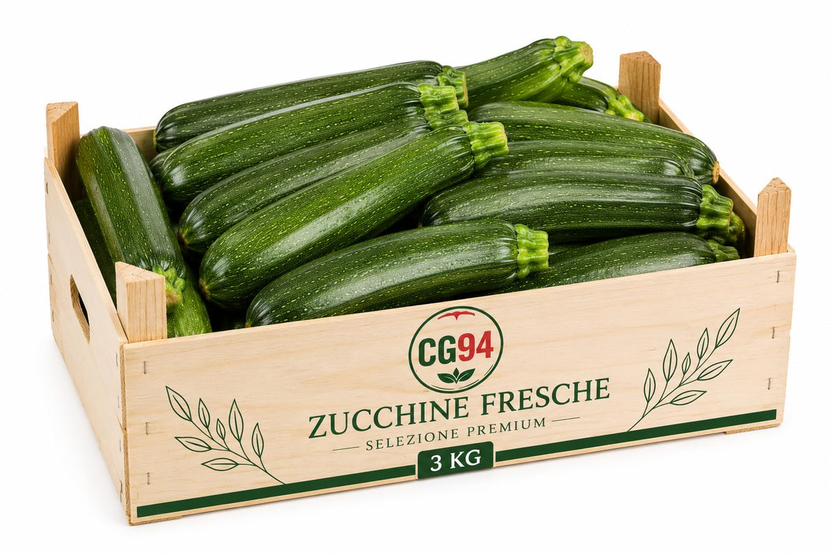 CG94 - Zucchine Fresche Verdi Selezionate 3 kg –
