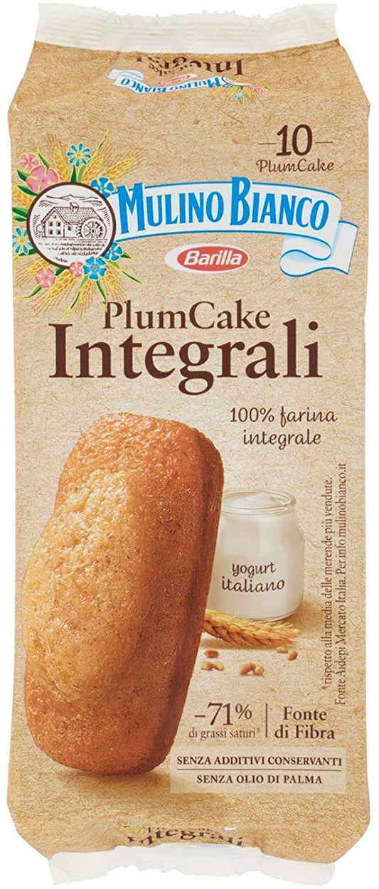 3x Mulino Bianco Integrale Torta di Prugna con Yogurt (10x) Snack!