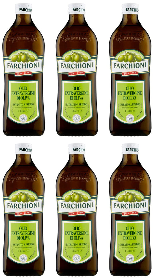 Farchioni Olio Extravergine D'Oliva (1L) (Confezione da 6)
