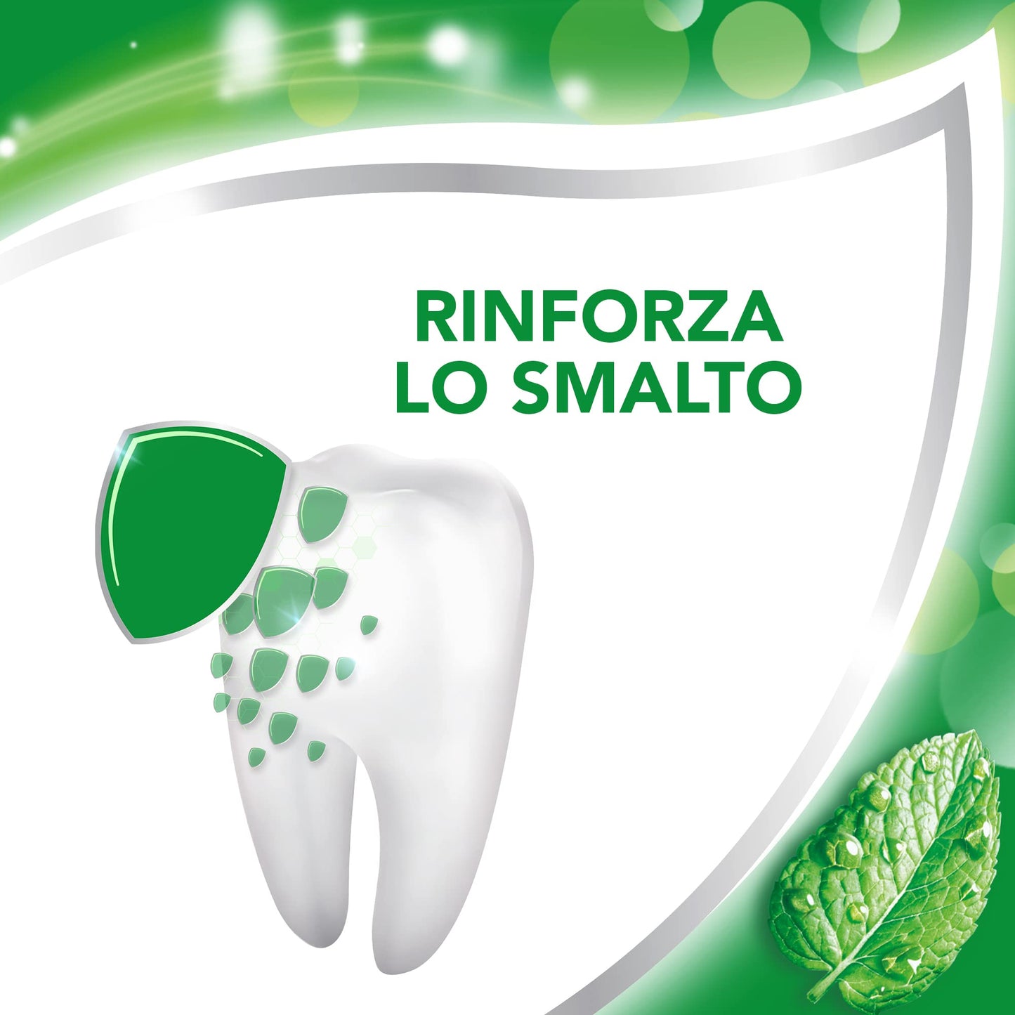 Aquafresh Dentifricio Tripla Protezione, Denti Forti, Gengive Sane, Smalto Rinforzato, Alito Fresco, Gusto Menta Delicata, Pacco da 12x75ml