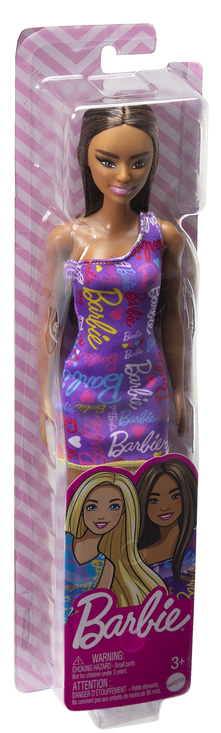 Barbie Più scuro in un vestito Barbie