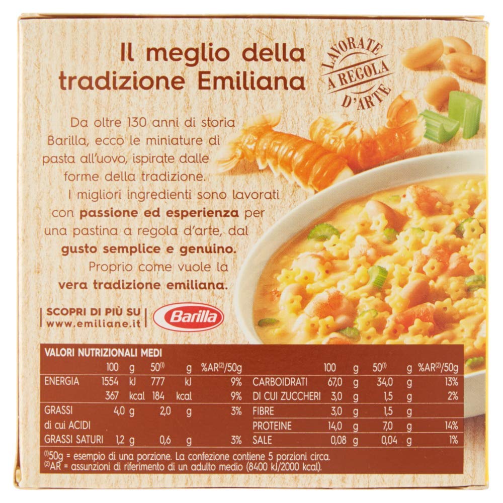 BARILLA 12 Confezioni pastine all'uovo stelline n018