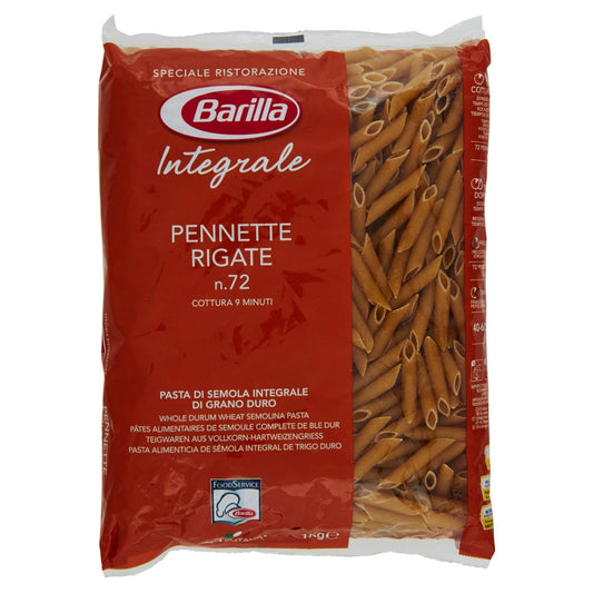 Barilla Pasta per pasta a grana piena, Rigate, confezione da 3 (3 x 1 kg)