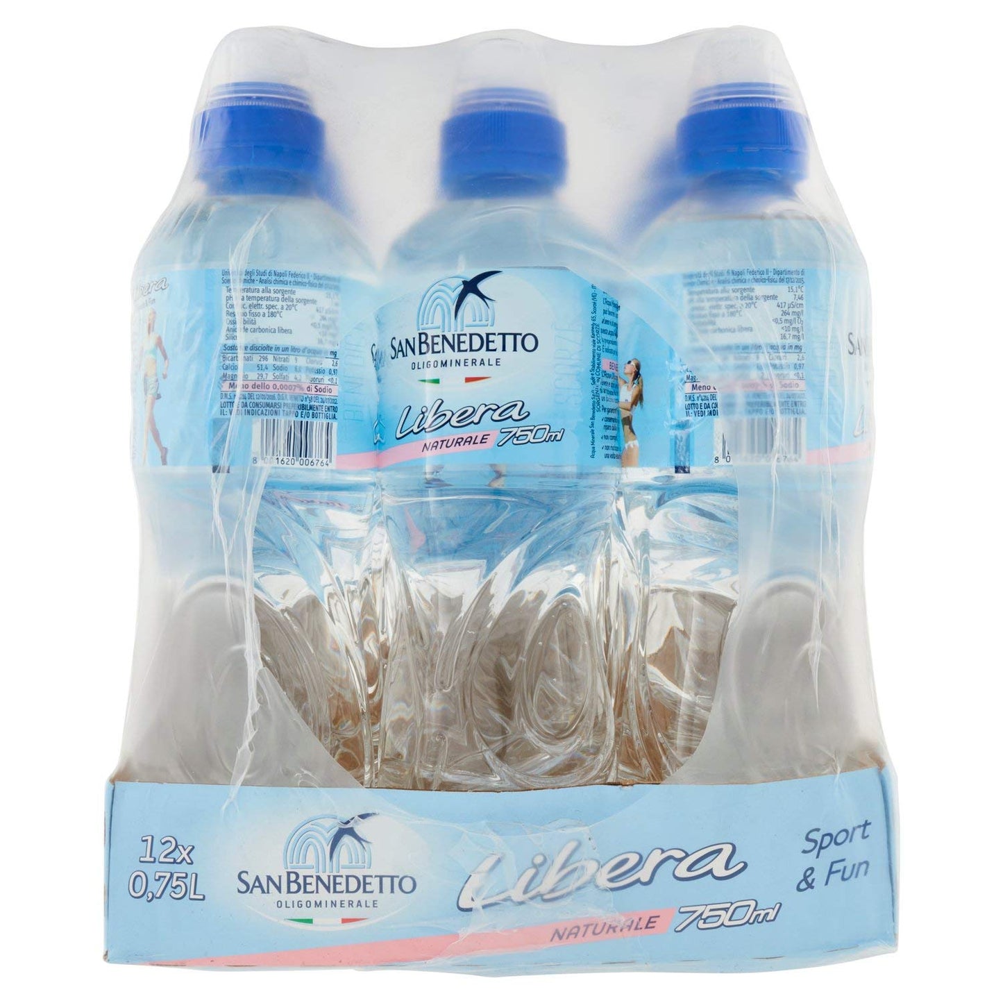 San Benedetto Acqua Minerale Naturale Libera, 75cl