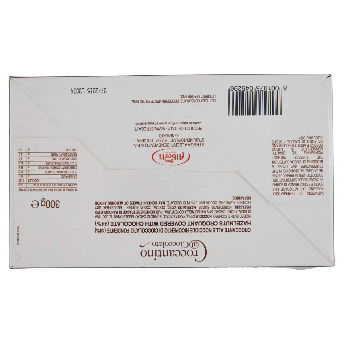 Strega Alberti Croccantini al Cioccolato, 300g