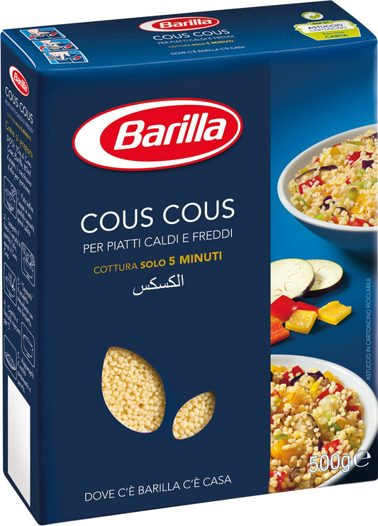 Barilla Cous Cous di Grana Media per una Cottura Veloce, Circa 7 Porzioni, - Confezione da 1.5 kg