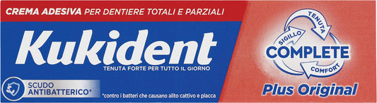 Kukident Crema Adesiva Per Dentiera Complete Original 35gr, 35g