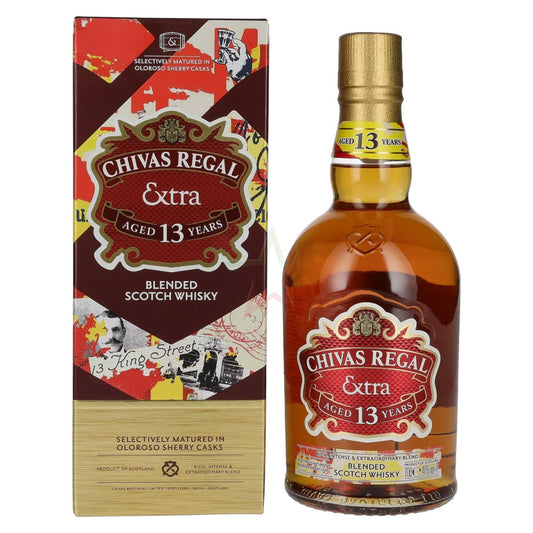 Chivas Regal EXTRA 13 Years Old Blended Malt Scotch Whisky in Geschenkbox 40,00% 0,70 lt.