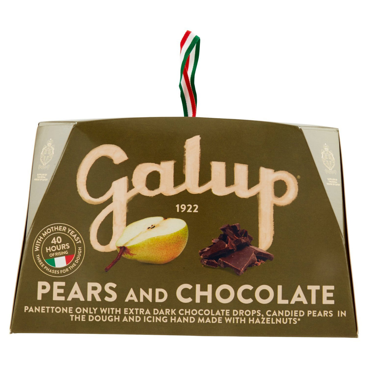 Galup NV16 Panettone Pere e Cioccolato, 750 Gr
