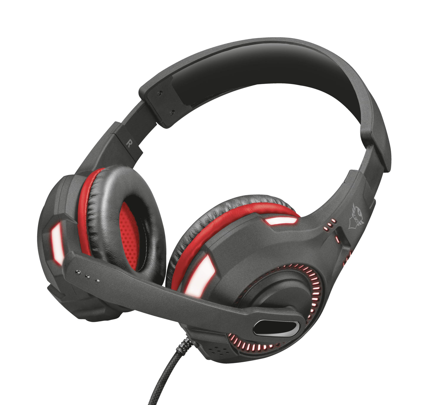 Trust GXT 407 Ravu Cuffie gaming illuminate per PC e Laptop - Nero