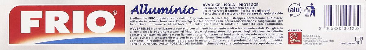 Frio - Alluminio, Avvolge, Isola e Protegge, 10 Metri