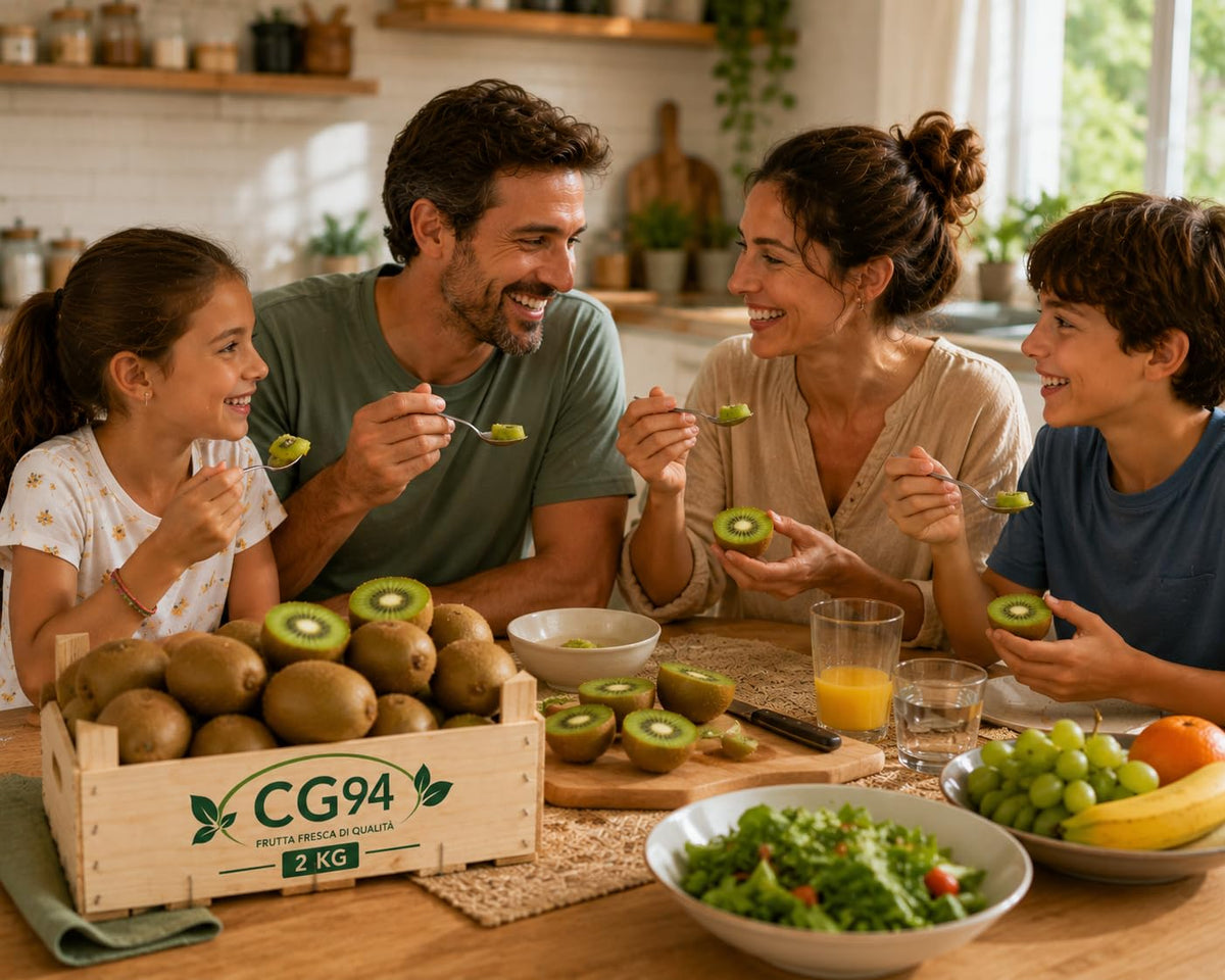 CG94 Kiwi Freschi 2 kg, Circa 10-12 Kiwi Selezionati