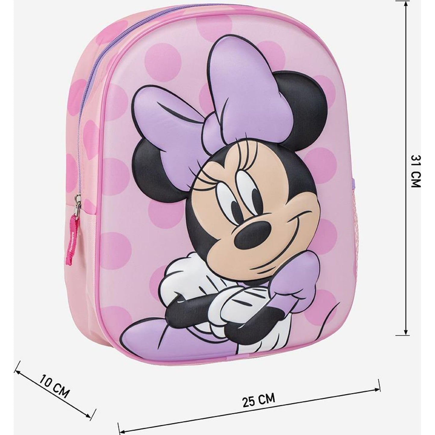 CERDÁ LIFE'S LITTLE MOMENTS Zaino per Bambini 3D Minnie, Unisex Kids, Rosa, Regular