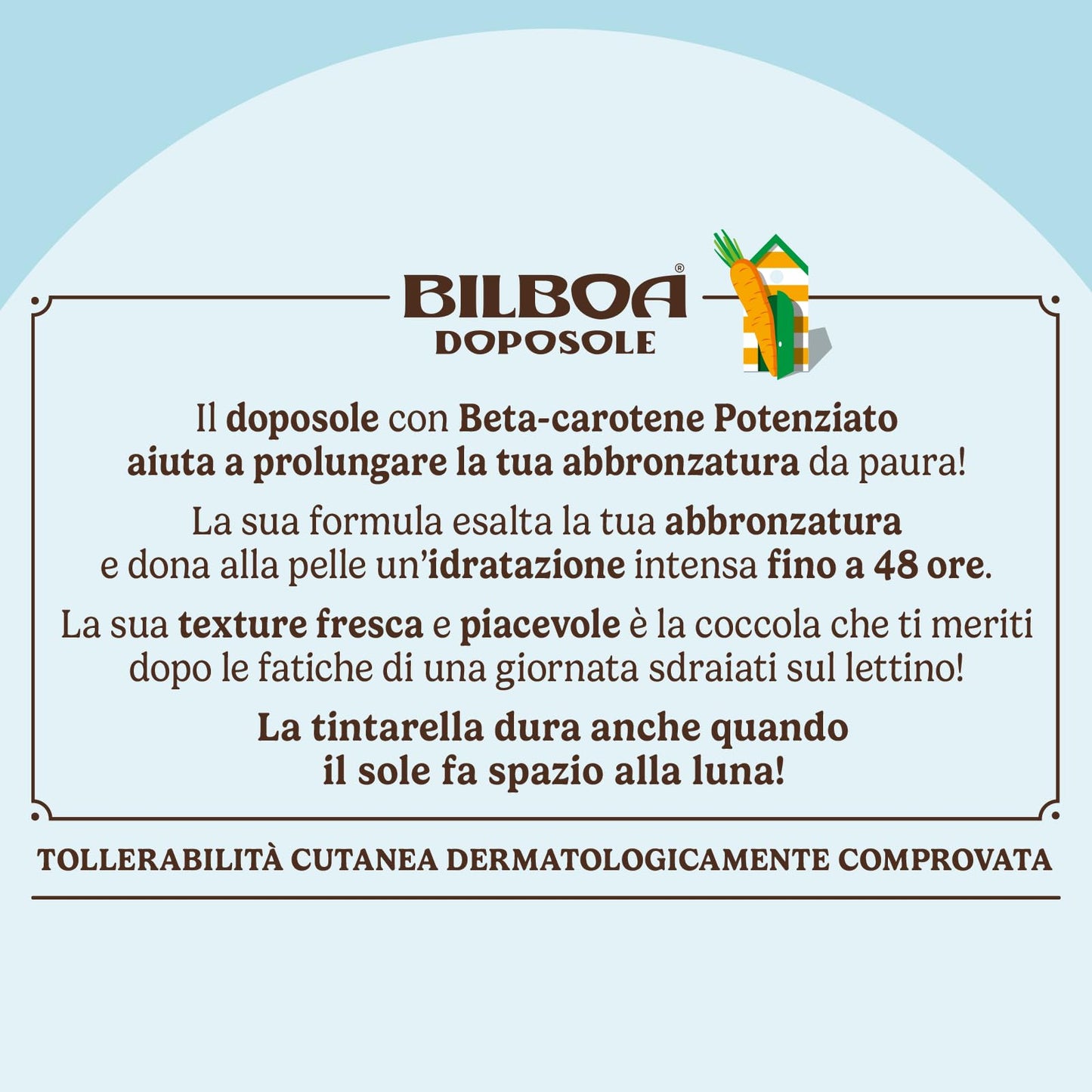 Bilboa, Doposole Carotissima, Abbronzatura Duratura con Beta-Carotene, Mette l'Abbronzatura Nero su Bianco, Dermatologicamente Testato - 200 ml