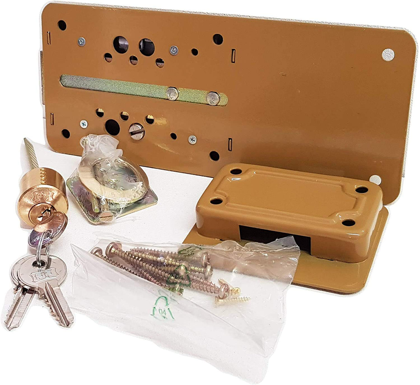 Facchinetti serratura destra ferroglietto cilindro staccato 6 mandate (60mm)