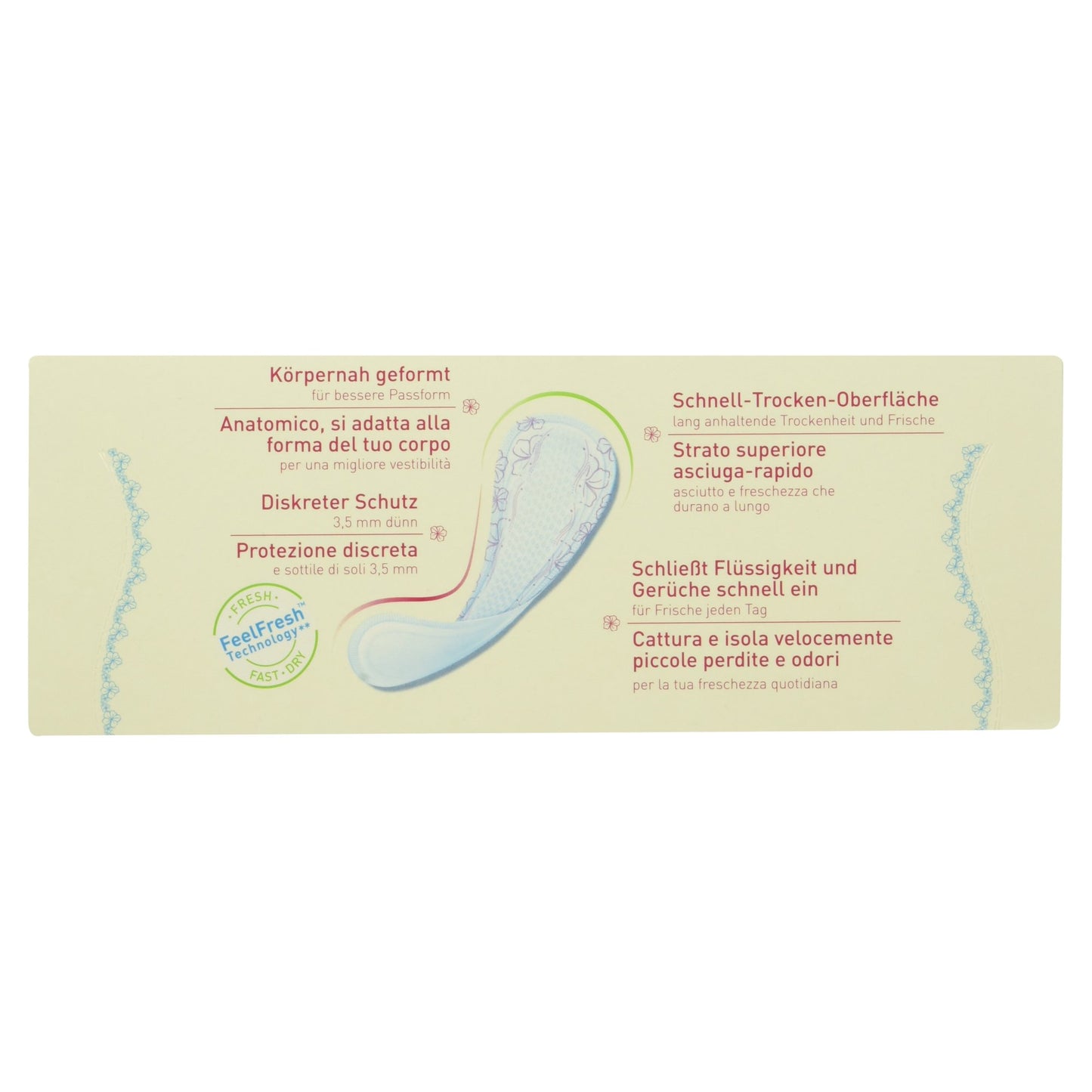 Lights By Tena Proteggi-Slip Lungo - Pacco da 20 Pezzi