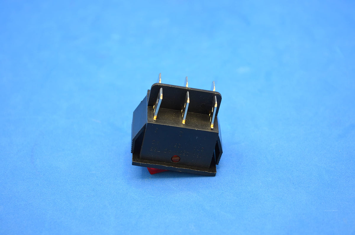 INTERRUTTORE BIPOLARE ROSSO LUMINOSO 6C 20A 250V