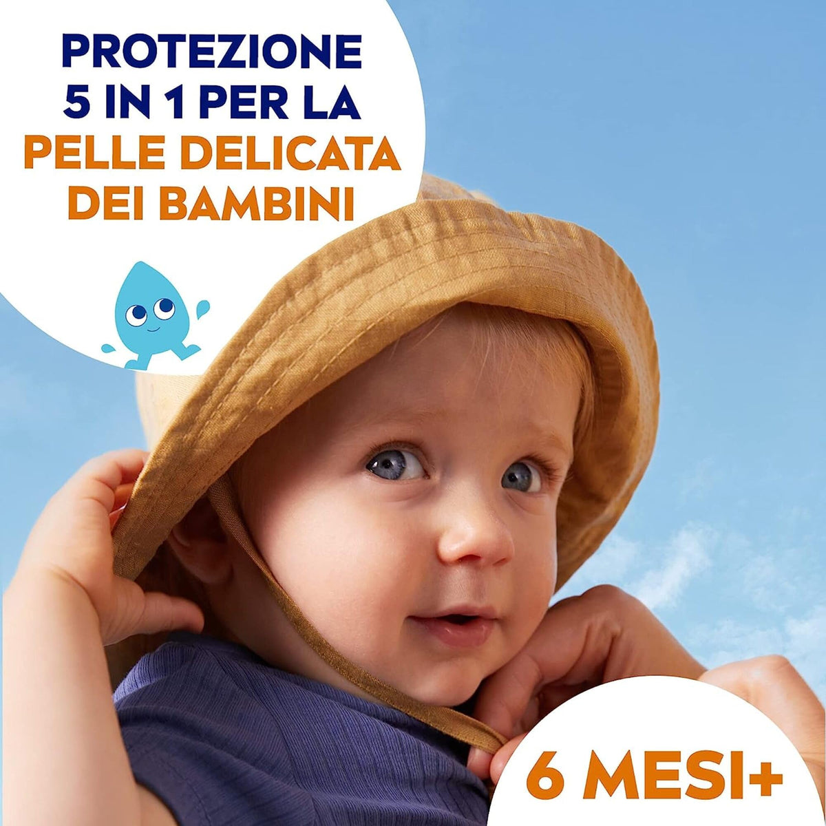 NIVEA SUN Kids Sensitive Protect & Play FP 50+ 200 ml Crema solare bambini e neonati dai spray 6 mesi in su