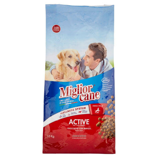 Miglior Cane - Crocchette, Con Manzo - 10000 g