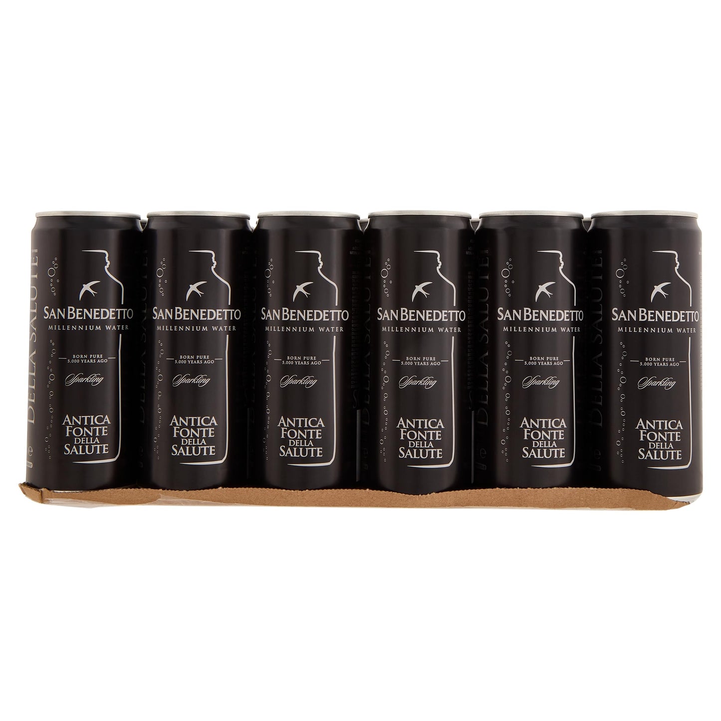 San Benedetto acqua Antica Fonte della Salute | Lattina FRIZZANTE | 33cl x 24pezzi