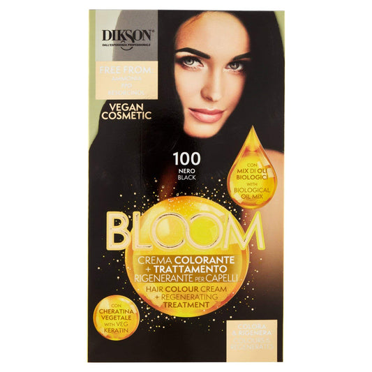 Dikson Muster Dikson Bloom Crema Colore 100 Nero, Standard