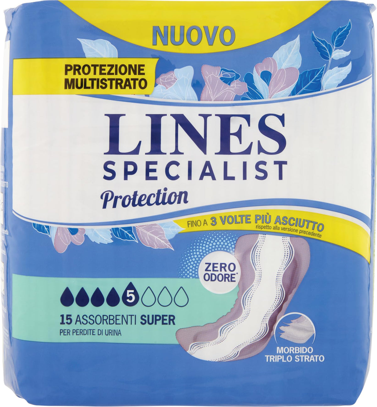 Protegge slip della marca Lines ideale per unisex adulto