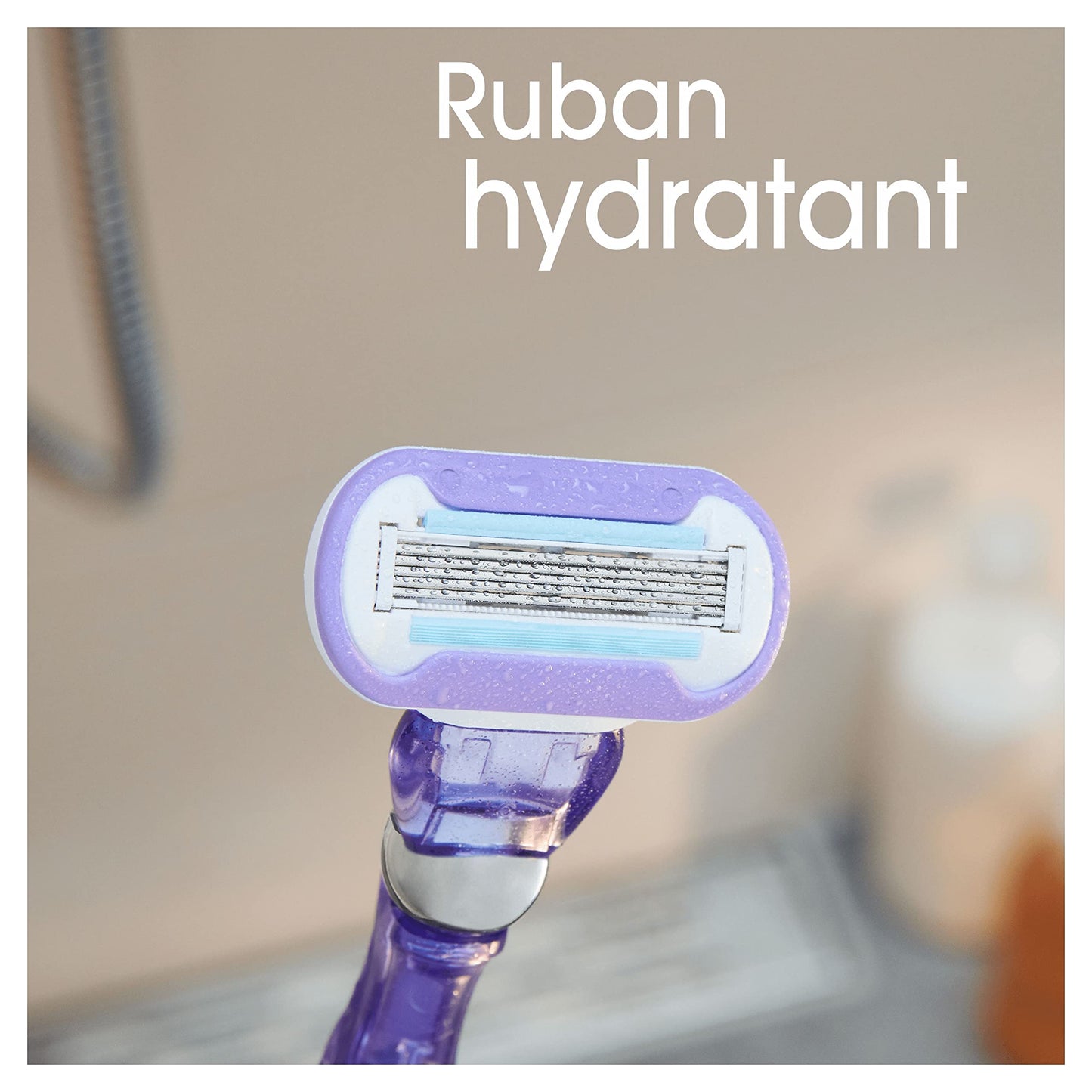 Gillette Venus Deluxe Smooth Swirl Lamette di Ricambio per Rasoio Donna, Confezione da 3 Ricambi con 5 Lame rivestite in DLC, Rasatura Fluida e Duratura