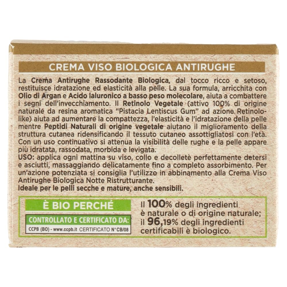 I Provenzali | Crema Viso Antirughe Argan Bio, Rassodante, 50 ml