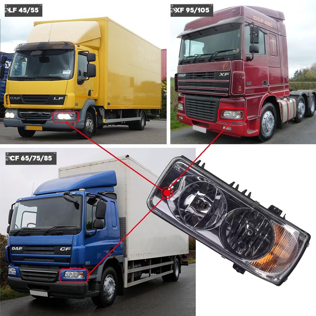 CG94 PROIETTORE H7-H1 PRED. PER REG. ELETT. [Lato SX] Per Auto: DAF CF 65/75/85 - LF 45/55 - XF 95/105