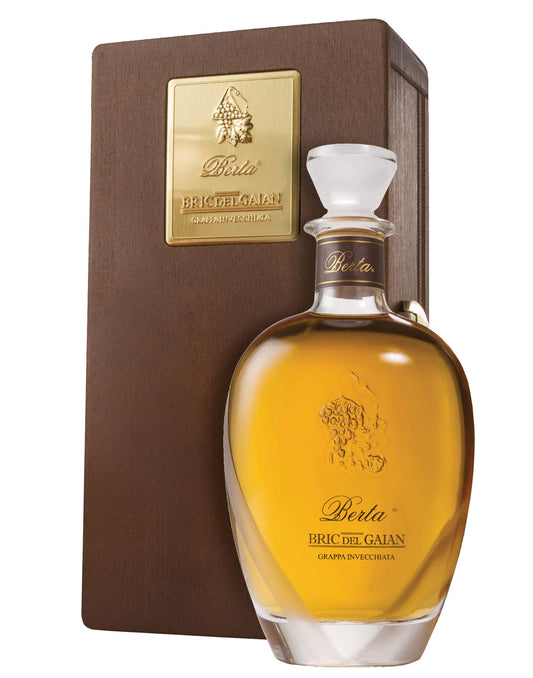 Berta -"Linea Riserve" Grappa di Moscato"Bric del Gaian" con cofanetto legno 0,70 lt.