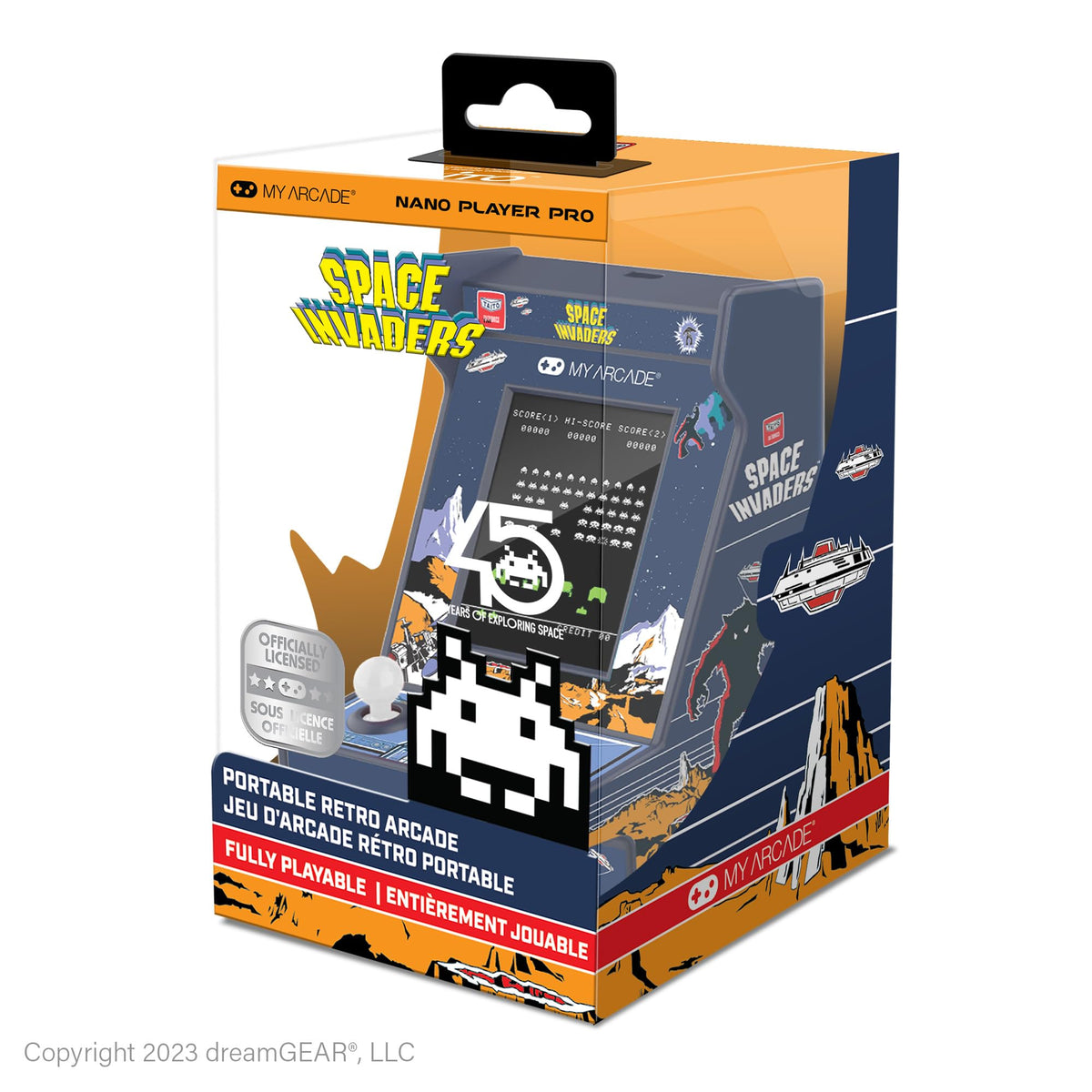 NANO PLAYER PRO 2,4" SPACE INVADERS PORTABLE RETRO ARCADE