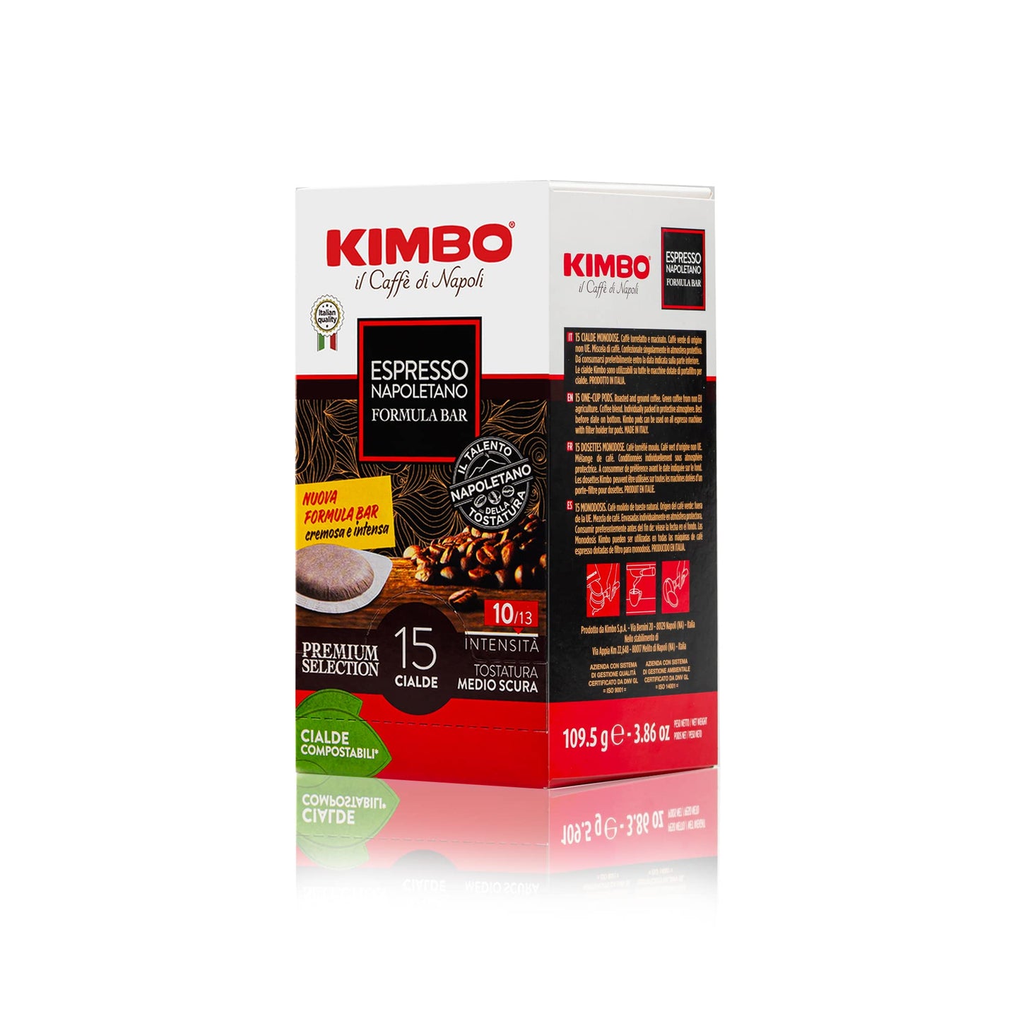 Kimbo Caffè Cialde Espresso Napoletano, 15 cialde