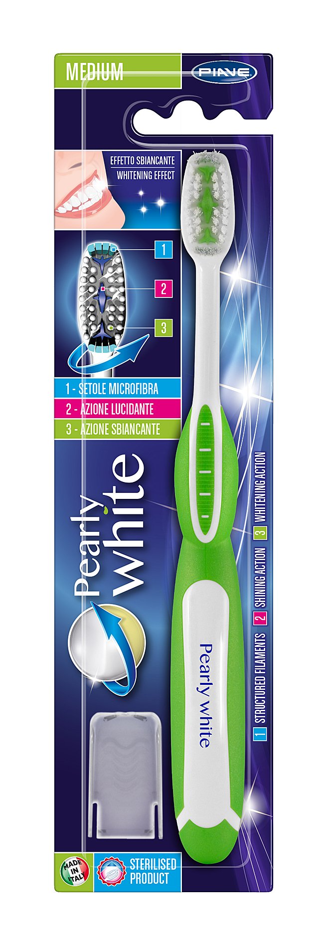 SPAZZOLINO PEARLY WHITE MEDIO