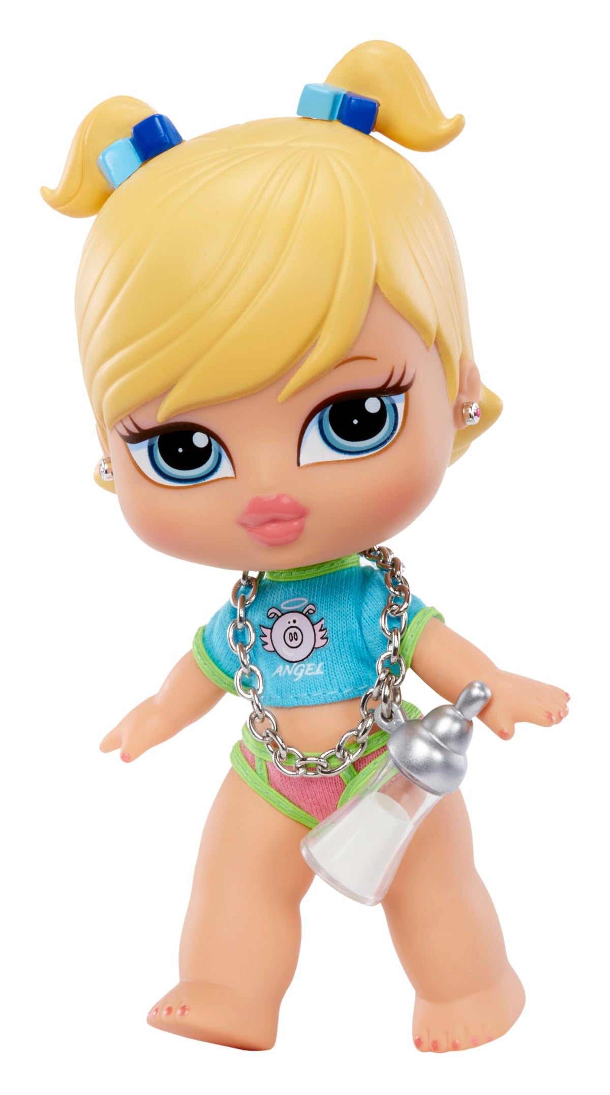 Bratz Babyz - Bambola Alla Moda da Collezione - Meygan - Con Abiti Veri e Animale Domestico - Giocattolo per Bambini