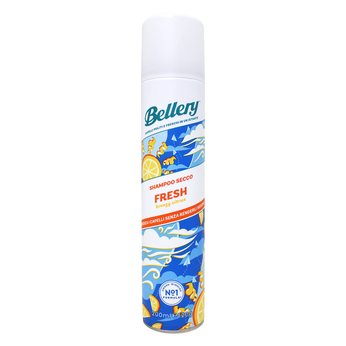 6 x Bellery Shampoo Secco Fresh 200 ml
