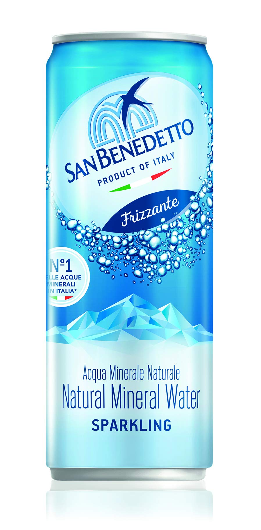 San Benedetto Acqua Minerale Frizzante Lattina 0,33 L - Conf. x 24