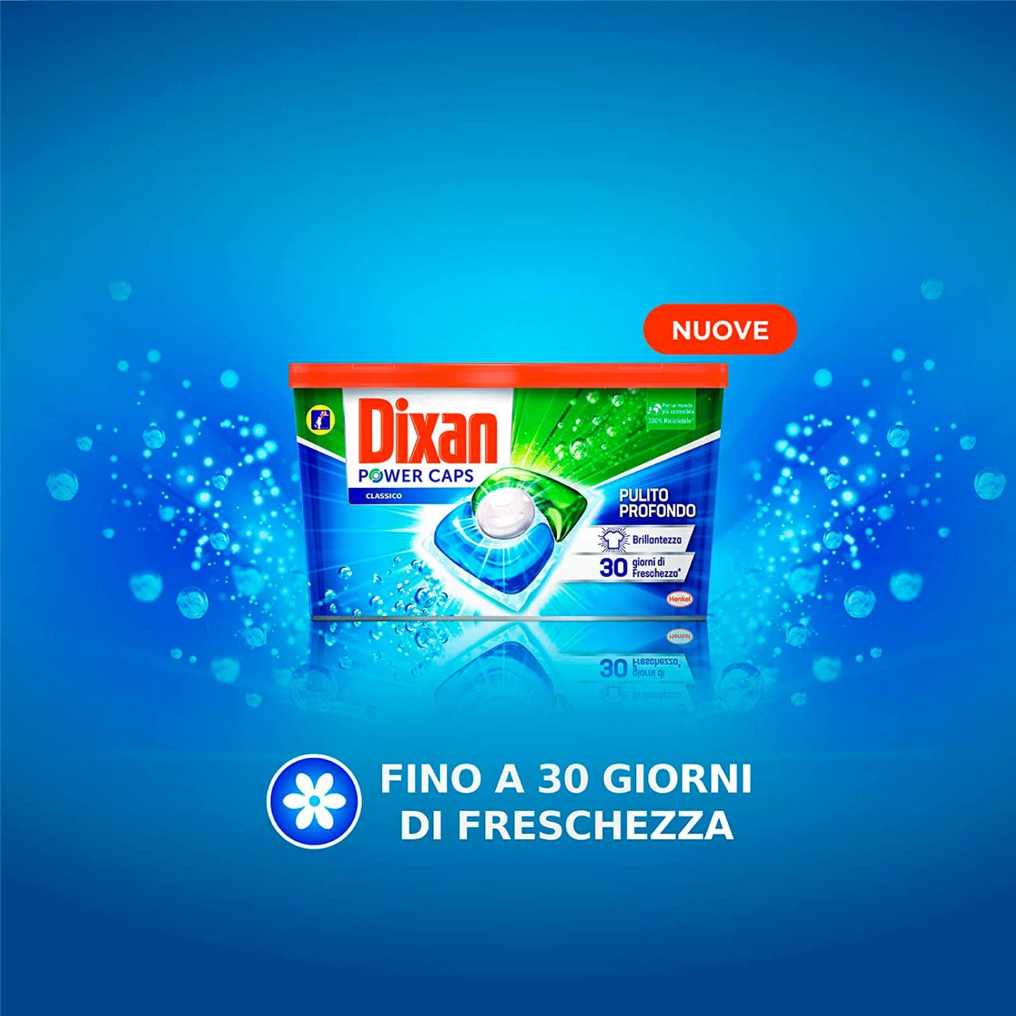 2x Dixan Power Caps Classico Detersivo in Capsule per Lavatrice